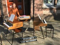 Melissa Siemonsma geeft orgelles tijdens Viva Philicorda 2019